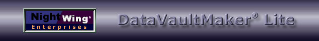 NightWing Enterprises - DataVaultMaker® 2.0 Lite