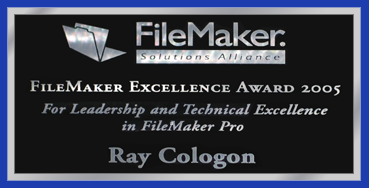 2005 FileMaker Excellence Award